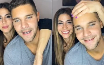 ¡Qué amor! Los besos de Locho Loccisano y Majo Martino que sorprendieron a sus fans