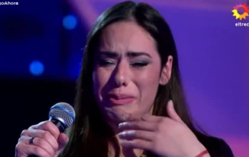Nadia Bianchetti, participante de Canta Conmigo Ahora, se largó a llorar cuando recordó a su amigo
