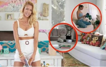 Nicole Neumann mostró cómo le quedó el nuevo living con rincón hindú para practicar yoga