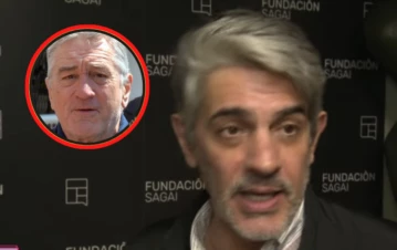 Pablo Echarri contó cómo fue la pelea que tuvo con Robert de Niro hace unos años