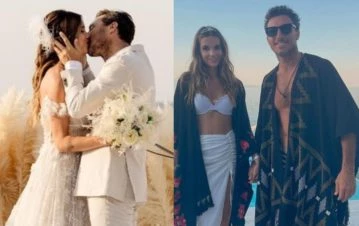 Las fotos privadas de la boda soñada de Pico Mónaco y Diana Arnopoulos en Grecia