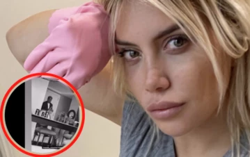 El video de Wanda Nara limpiando su casa a horas de separarse de Mauro Icardi