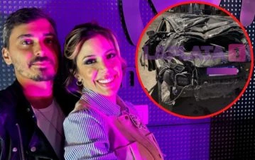 Las fotos del terrible accidente que sufrió el marido de Virginia Gallardo