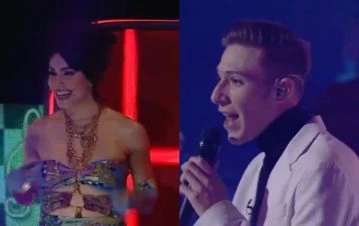 El gesto romántico de Iván Papetti a Lali en La Voz