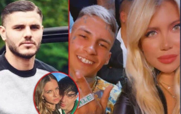 Mauro Icardi acusó a Wanda Nara de copiar a la China Suárez al coquetear con L-Gante