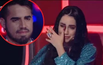 Un participante de La Voz se olvidó la letra en vivo, siguió adelante e hizo llorar a Lali