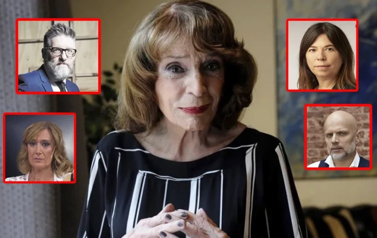 Los famosos despidieron a Magdalena Ruiz Guiñazú