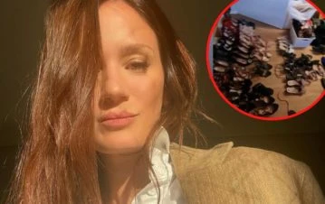 Paula Chaves sorprendió al mostrar cuántos zapatos tiene en su vestidor