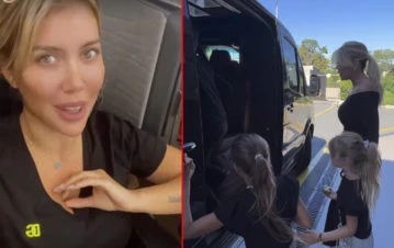 Cómo fue el paseo de Wanda Nara y sus hijos en sus primeros días en Turquía