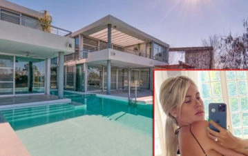 Wanda Nara mostró cómo es el interior de su mansión en un country