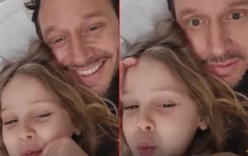 El tierno video con el que Benjamín Vicuña mostró la habilidad de su hija Magnolia