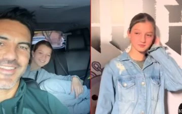Fabián Cubero cumplió el sueño de su hija Allegra y compartió el video del emotivo momento