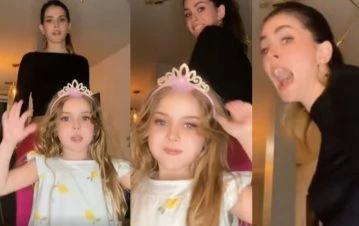 El polémico video de la China Suárez haciendo “volar” de un golpe a Magnolia: “Esperen al…”