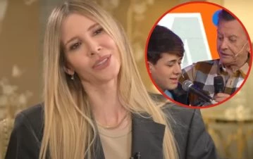 La emoción de Guillermina Valdes al ver a su hijo Dante cantar junto a su abuelo, Palito Ortega