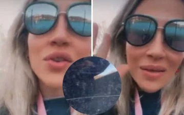 La tremenda reacción de Jimena Barón al ver que le rayaron el auto en la puerta de su casa