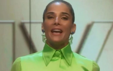 Juana Viale al borde de las lágrimas tras presentar la canción del programa que compuso Valeria Gastaldi