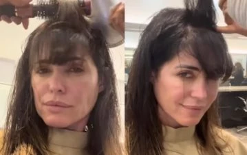 Pamela David mostró el paso a paso de su jugado cambio de look: “Lo más difícil es…”