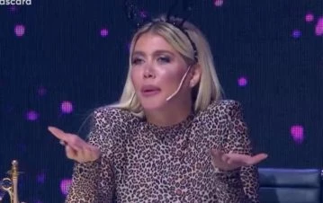 El palazo de Wanda Nara a Fabián Cubero en 'Quién es la máscara': "El novio de Nicole es..."