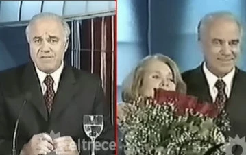 Así cerró César Mascetti su último Telenoche junto a Mónica Cahen D´Anvers en 2003