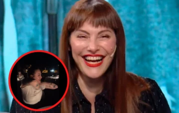 ¡Video! La tremenda lucha de Connie Ansaldi contra un bicho que se le metió en... ¡el escote!