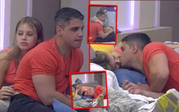 Coti y Conejo, otra pareja en Gran Hermano: mimos, caricia, besos y encuentros románticos