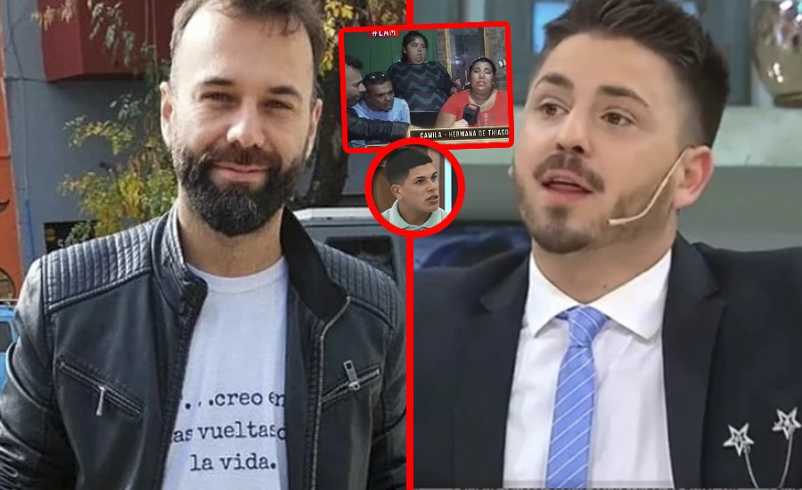 Pampito se cruzó con el notero de LAM por la familia de Thiago