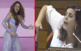 Shakira fue imitada por una diputada
