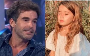 Nicolás Cabré compartió una preciosa y artística foto con su hija Rufina en medio de sus vacaciones: “Felicidad y buen...”