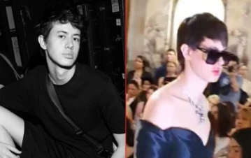 Dante Ortega, el hijo de Guillermina Valdés, desfiló con un vestido de alta costura: “Nunca imaginé ser…”