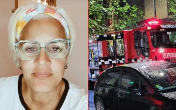 Se incendió la casa de Débora D'Amato: las fotos