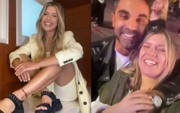 ¡Muy de novios! La primera foto de Laurita Fernández y Peluca, a puro romance en una noche soñada