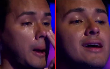 La emoción de Nicolás Reyna de Canta Conmigo Ahora tras la sorpresa de su familia