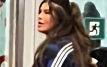 Captaron in fraganti a la Niña Loly en un aeropuerto: las fotos