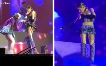 El accidente que sufrió en uno de sus show Tini Stoessel con una bailarina