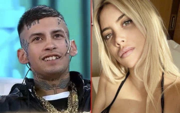 L-Gante mandó al frente a Wanda Nara y mostró el mensaje amoroso que le envió