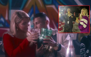 L-Gante contó por qué llevó a Wanda Nara a comer un choripán a la Costanera: “Le dije que…”