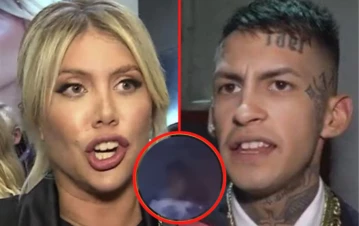 Wanda Nara fue captada in fraganti saliendo encapuchada del concierto de L-Gante