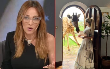 Vero Lozano contó la historia detrás del vestido de su colección que uso Wanda Nara en Africa