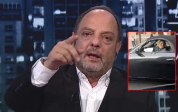 Viral: apareció un video de Baby Etchecopar peleándose mientras maneja su Porsche y habla por celular