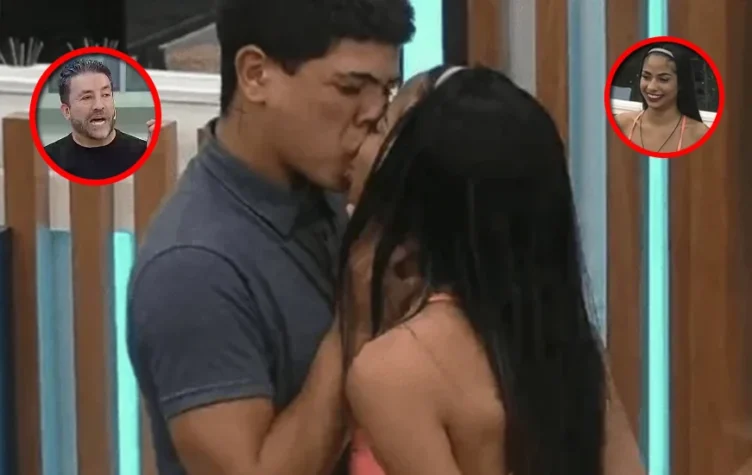 Daniela fue acusada de darle un beso falso a Thiago