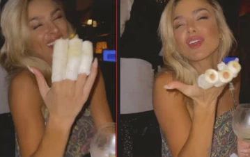 Ailén Bechara sufrió un insólito y doloroso accidente casero y terminó con los dedos vendados