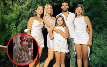 Nicole Neumann mostró la sorpresa que le hicieron sus hijas y su novio en su cumpleaños 42