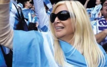 La careta que Susana Giménez usó para alentar contra Polonia en el Mundial de Qatar