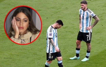 Tini Stoessel, acusada por las redes de "arruinar" a Rodrigo De Paul y causar el papelón de Argentina contra Arabia
