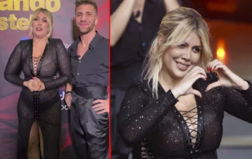 Cómo fue el debut de Wanda Nara en el Bailando de Italia