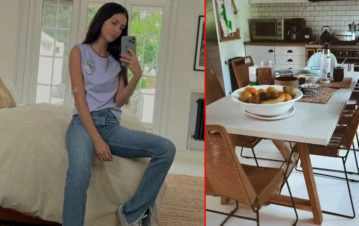 Zaira Nara mostró cómo es su lujosa cocina en la casona en la que vive la soltería