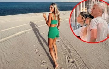 El paseo poco glamoroso de Hernán Crespo y su novia en Qatar