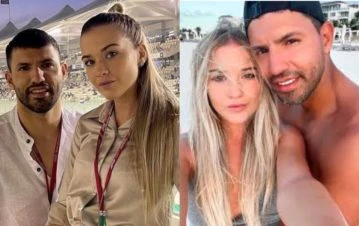 El Kun Agüero mostró la llamativa actividad que realizó con su novia en Qatar durante el Mundial: "Planazo"