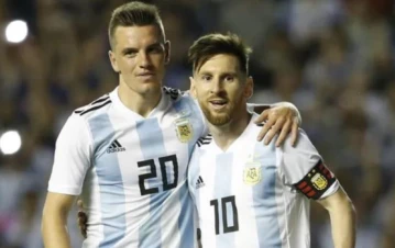 Giovani Lo Celso se convirtió en padre durante el Mundial de Qatar y compartió la primera foto de su hija