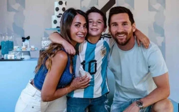 Uno de los hijos de Lionel Messi y Antonela Roccuzzo se volvió tendencia en el triunfo de Argentina en el Mundial